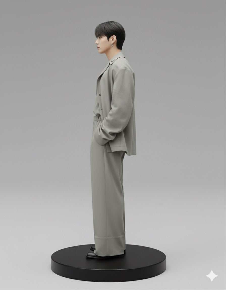 Funko Collectible Handsome Heartthrob BTS Jungkook Deluxe Statue Figure 9.3" Tall